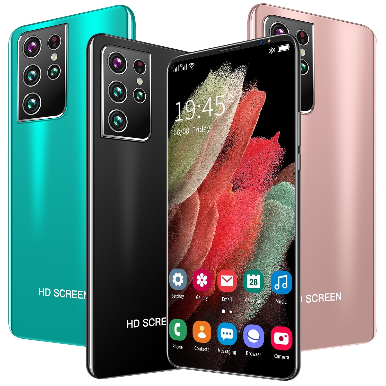 Super low price hot selling cross-border S21 Ultra Android phone 5.5 inch high-definition pixel large screen 3G 4G 5G smartphone